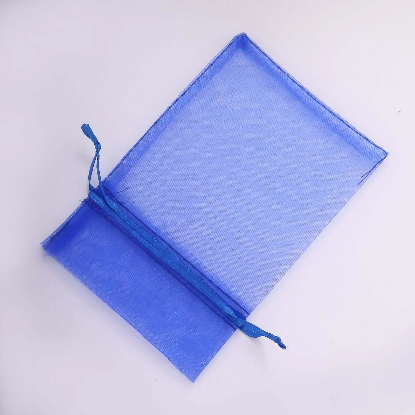 10 Pack 4"x6" Royal Blue Organza Drawstring Wedding Party Favor Gift Bags