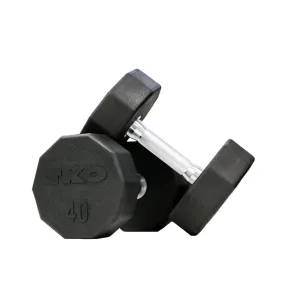 10-Sided Rubber Dumbbell