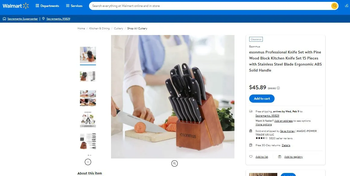 12622019 ESONMUS KNIFE SET