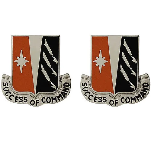 138th Signal Battalion Unit Crest (Success of Command) - Sold in Pairs