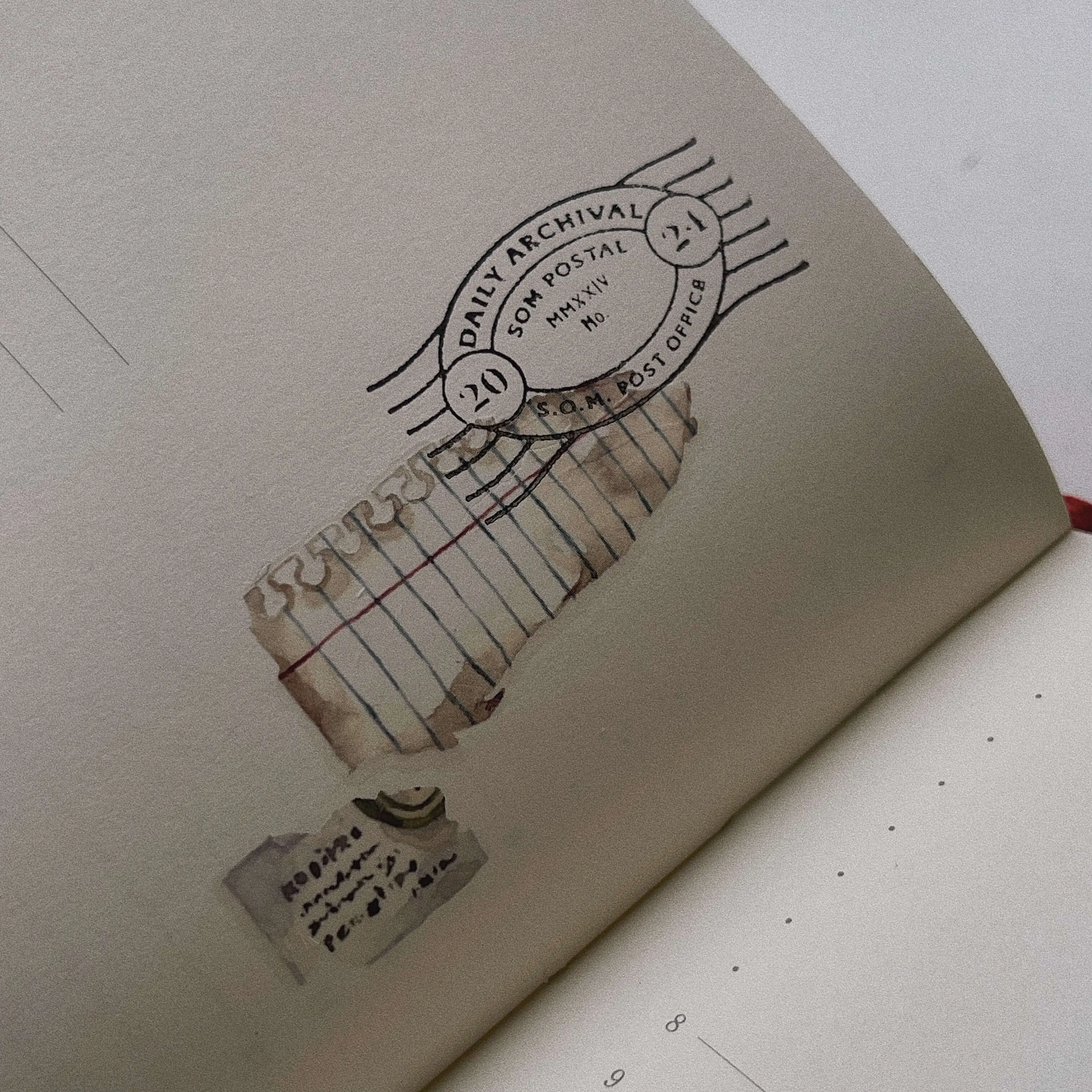 2024 Postmark Rubber Stamp