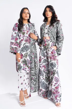 3 Piece Printed Khaddar Suit With Light Khaddar Dupatta