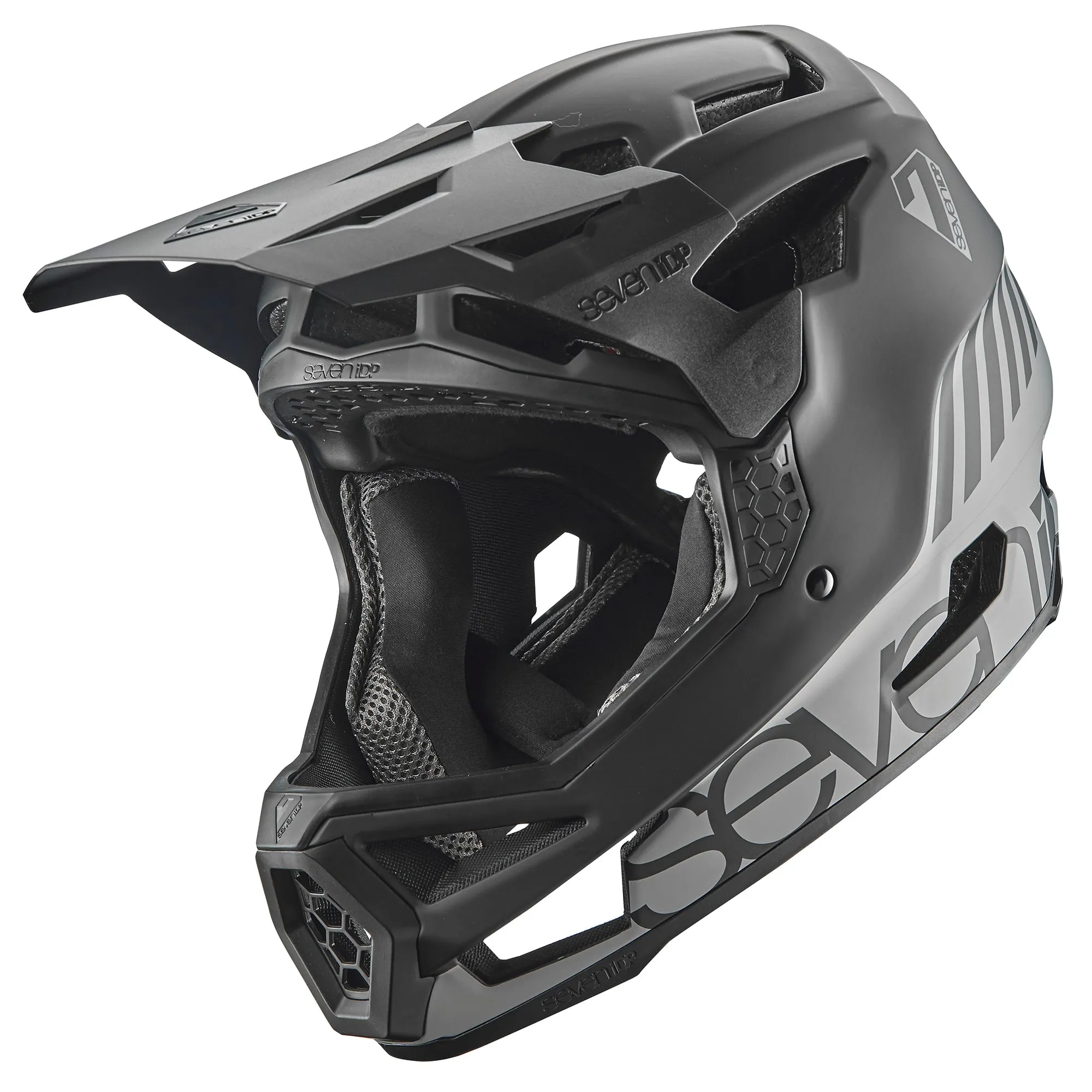 7 iDP Project 23 Fiberglass Full Face Helmet - Graphite-Black