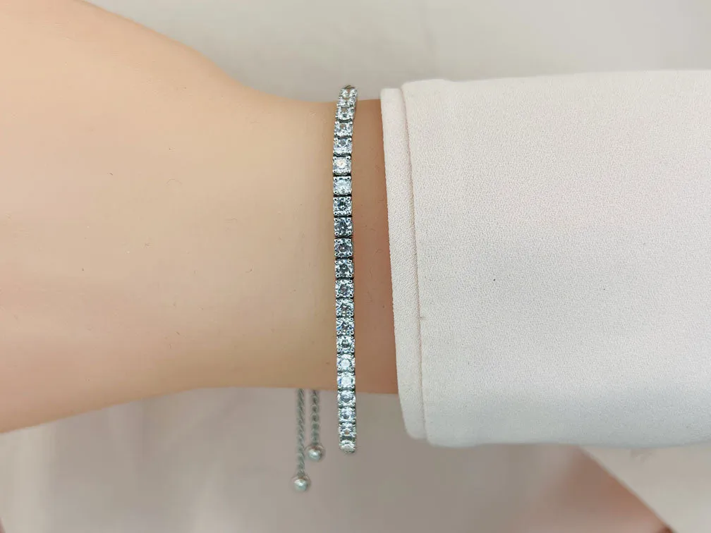 Adjustable Diamond Dreams Bracelet Diamond  with 1.07 ct.(finished) 2.2mm