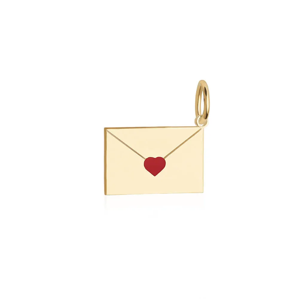 Air Mail Customizable Charm Gold Mini