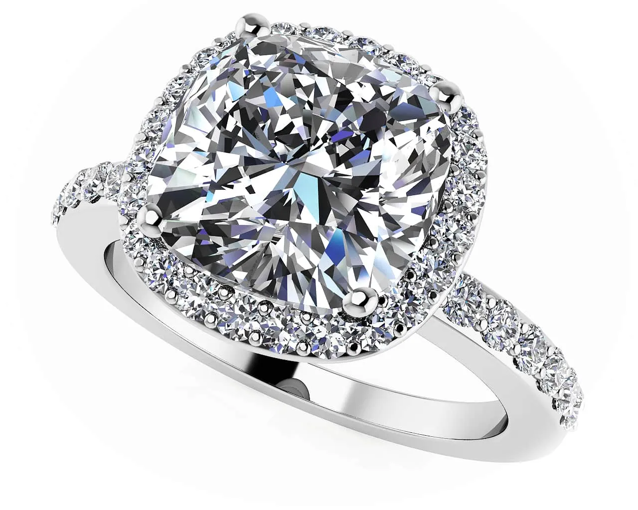 Always Yours Lab-Grown Diamond Engagement Ring with 1.34 ct. (1.00 ct. center diamond)