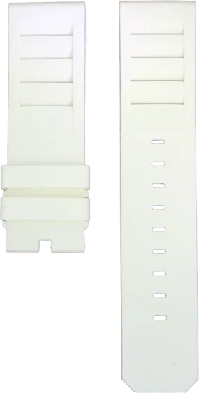 ANCON White Rubber Strap 24mm