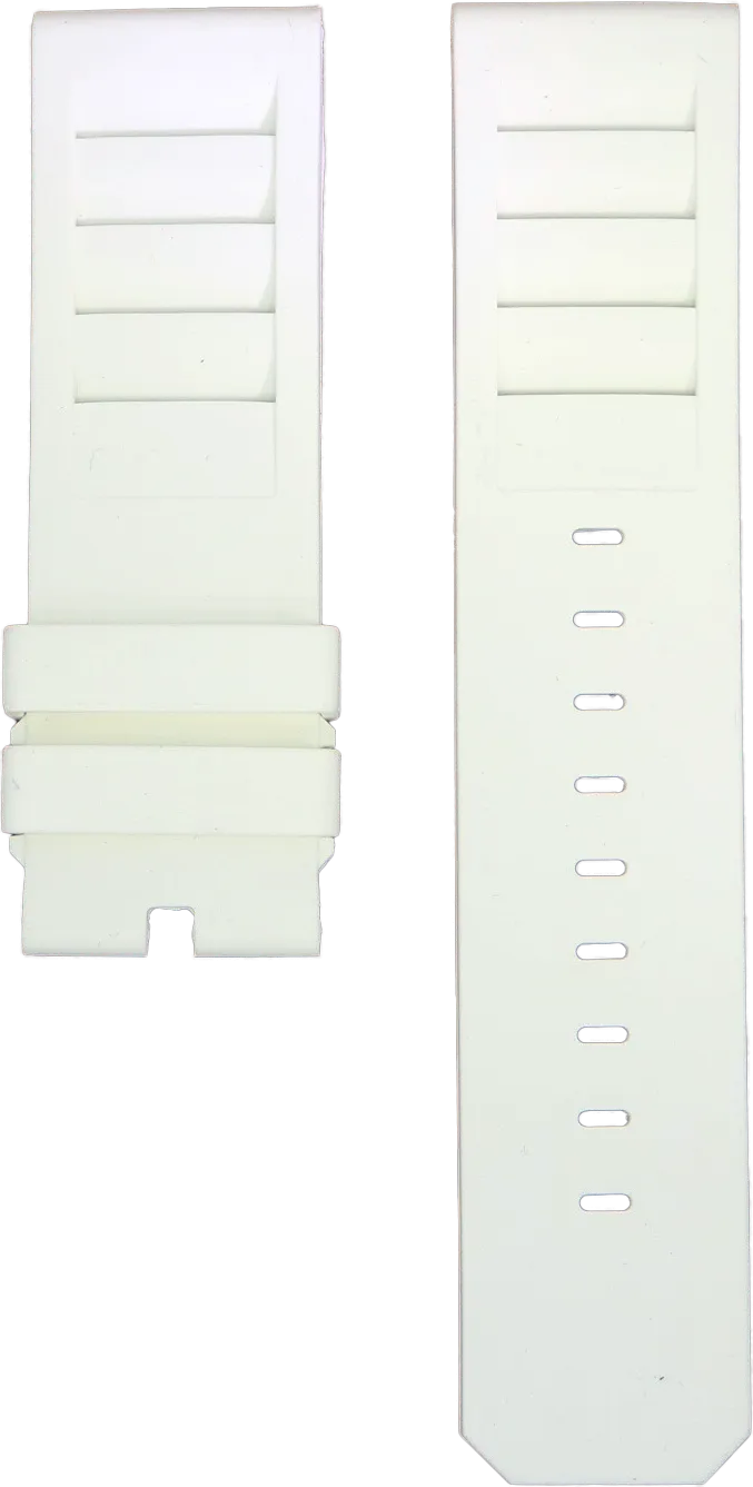 ANCON White Rubber Strap 24mm