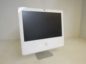 Apple iMac 17 in All In One Computer Bare Unit O White/Gray 1GB RAM A1195 -- Used