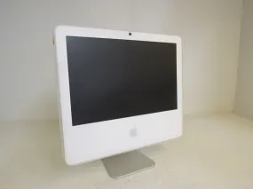 Apple iMac 17 in All In One Computer Bare Unit Q White/Gray 1GB RAM A1195 -- Used