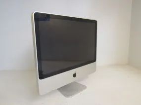 Apple iMac 20 in All In One Computer Bare Unit B Gray/Black 2GB RAM A1224 -- Used