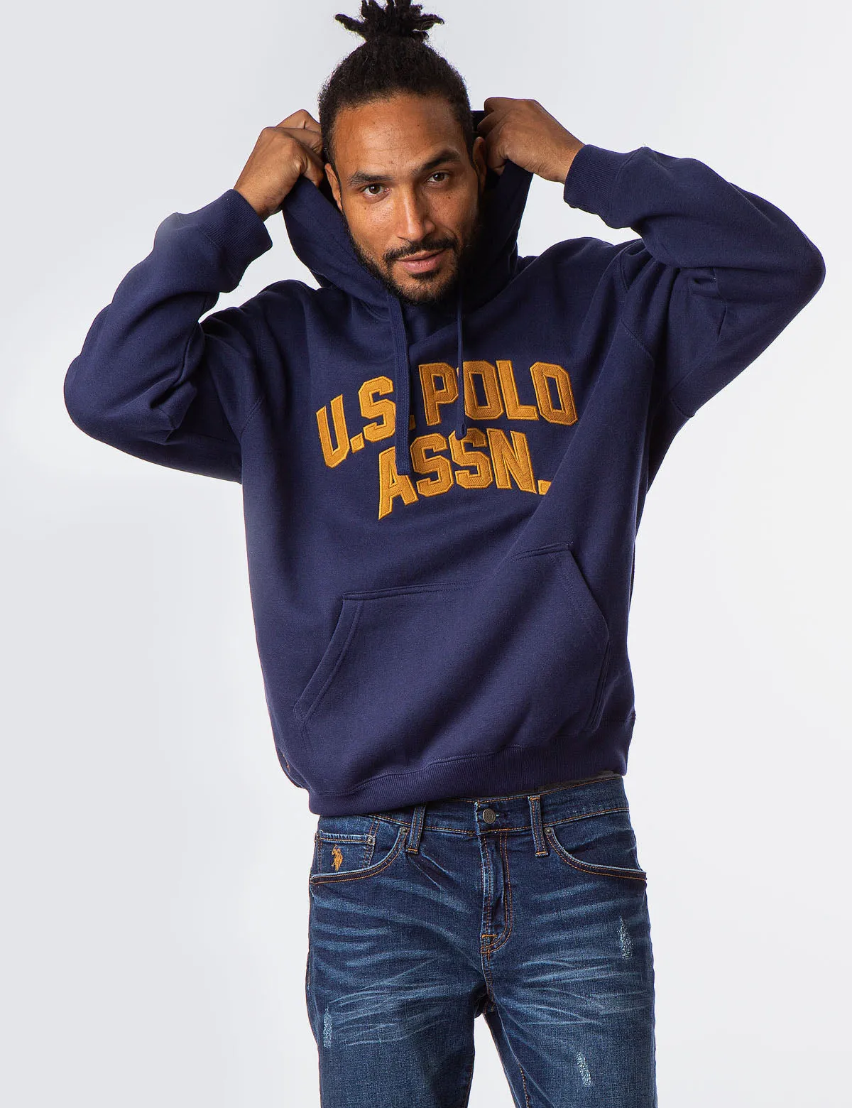 APPLIQUE LOGO COLLEGIATE HOODIE