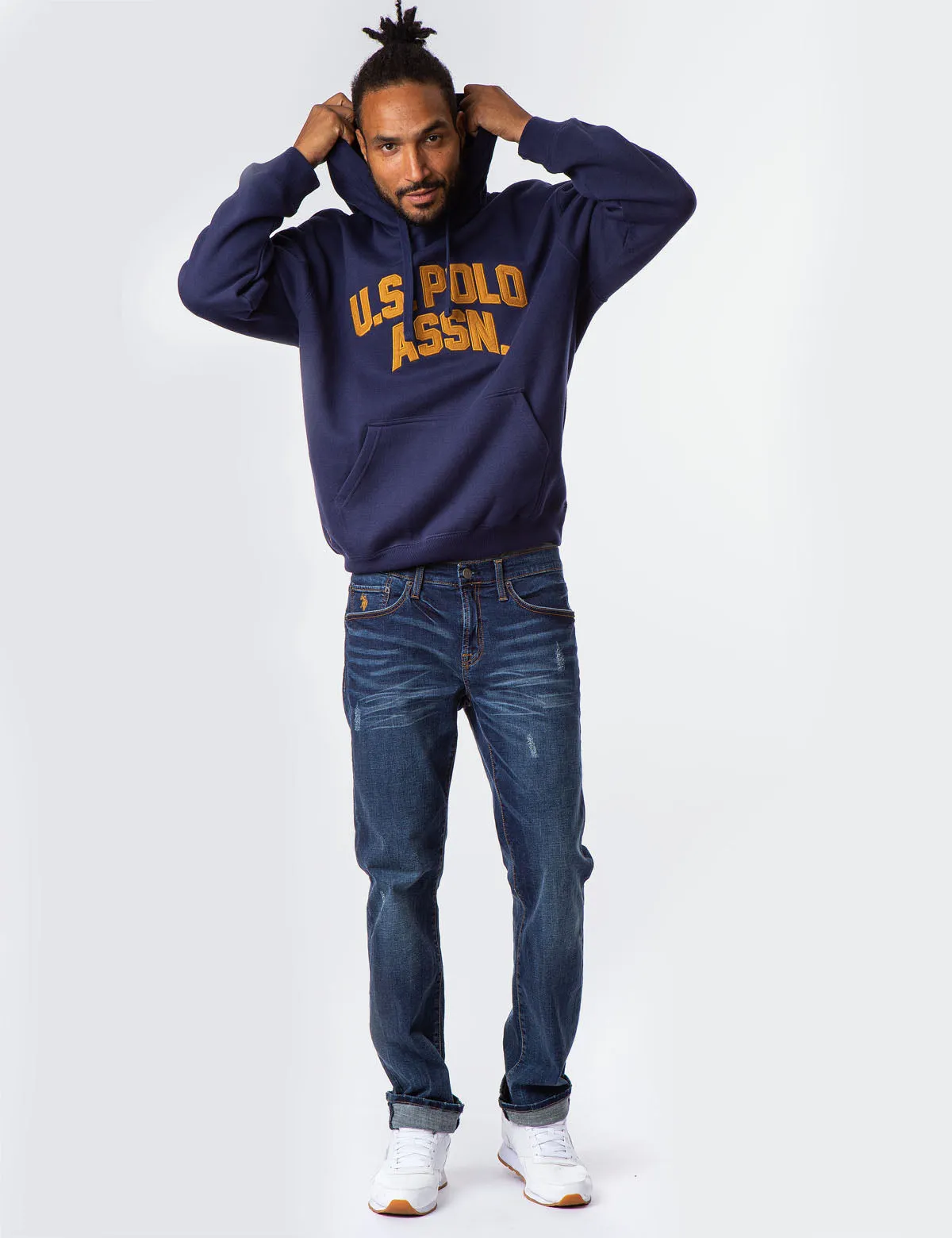 APPLIQUE LOGO COLLEGIATE HOODIE