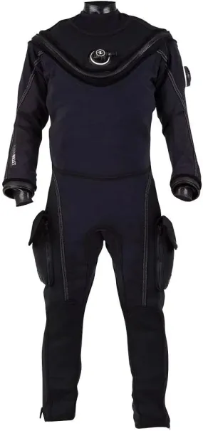 Aqualung Fusion Bullet w/ Aircore Drysuit Black White