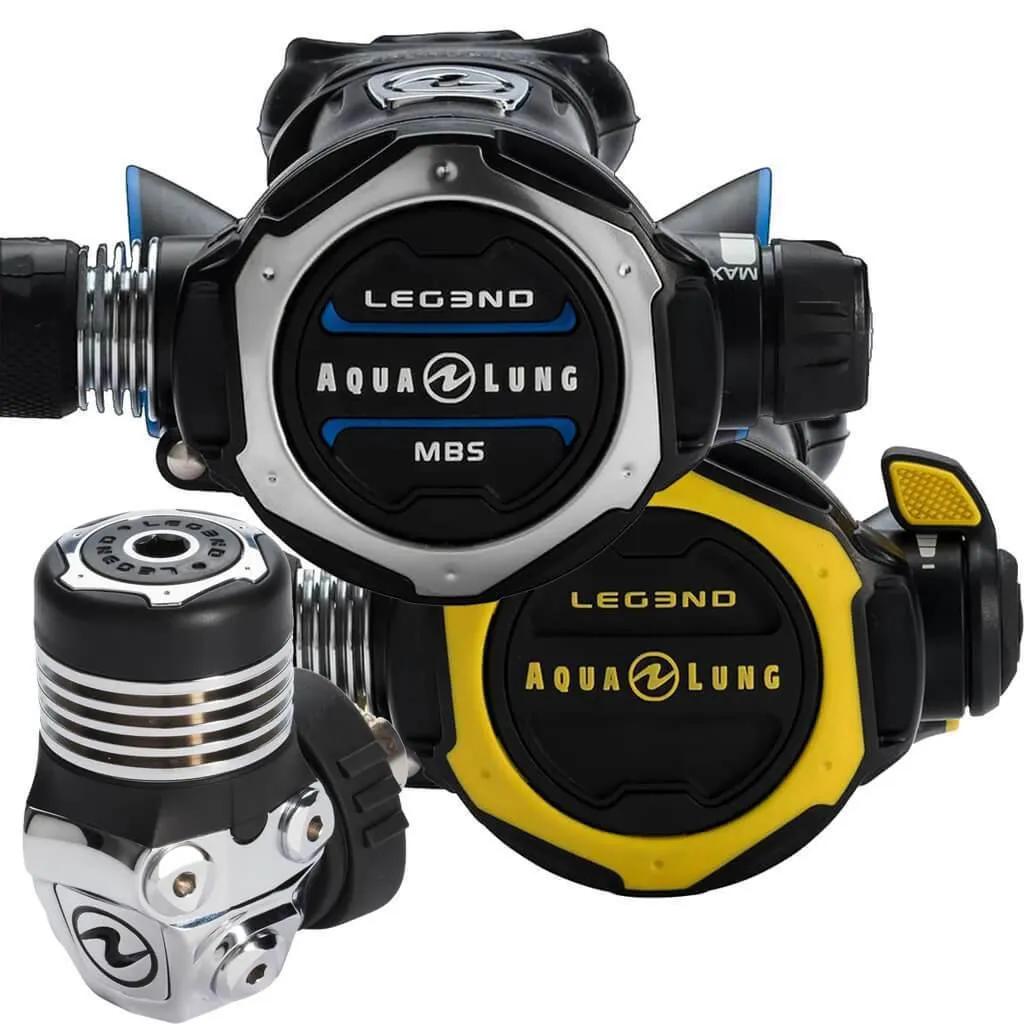 Aqualung Leg3nd Stage 4 Regulator Set and Aqualung Pro HD BCD Dive Package