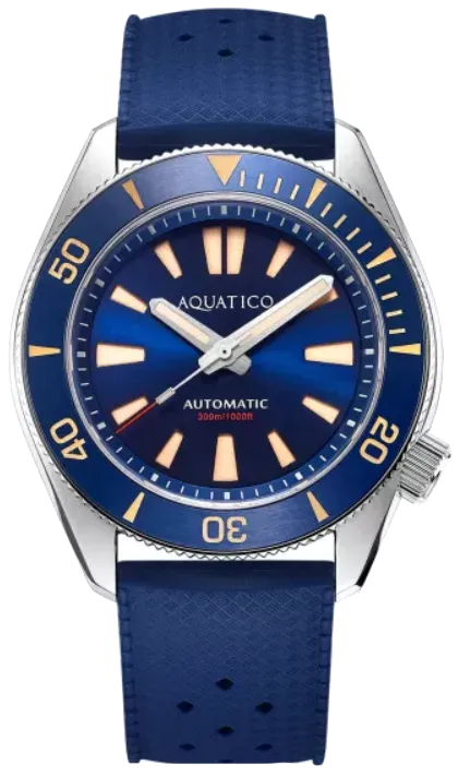 Aquatico Poseidon Blue Rubber