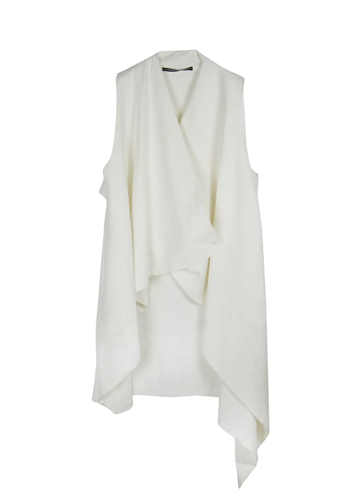 Asymmetry long vest