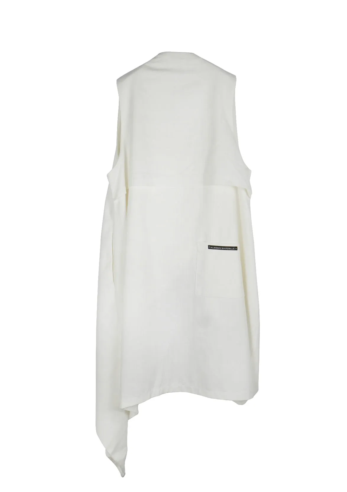 Asymmetry long vest