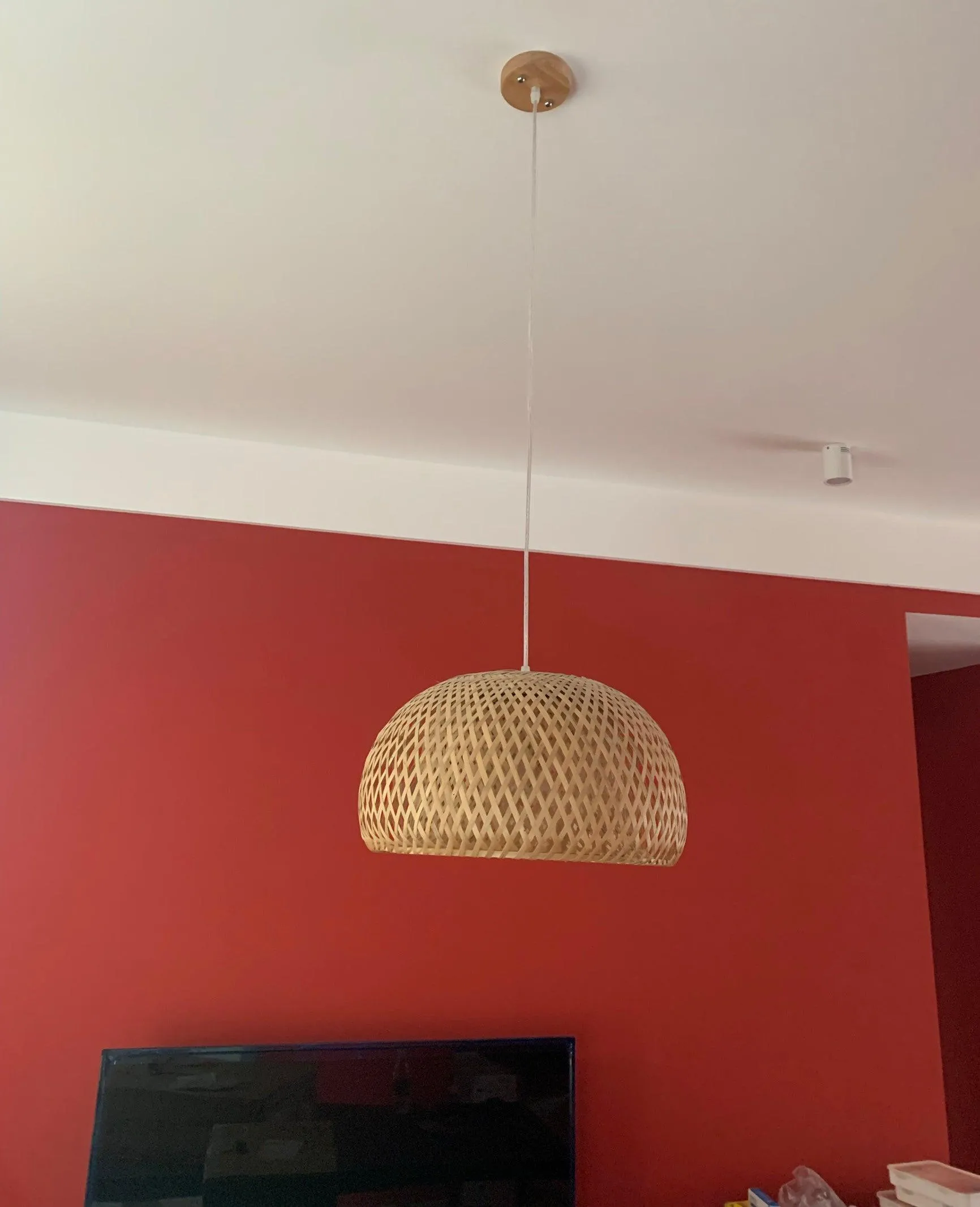 Bamboo Braided Pendant Lamp