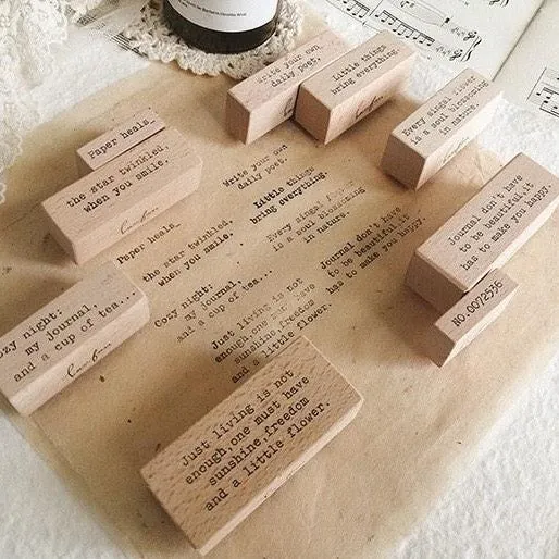 Banfan Rubber Stamp Collection - Typewriter