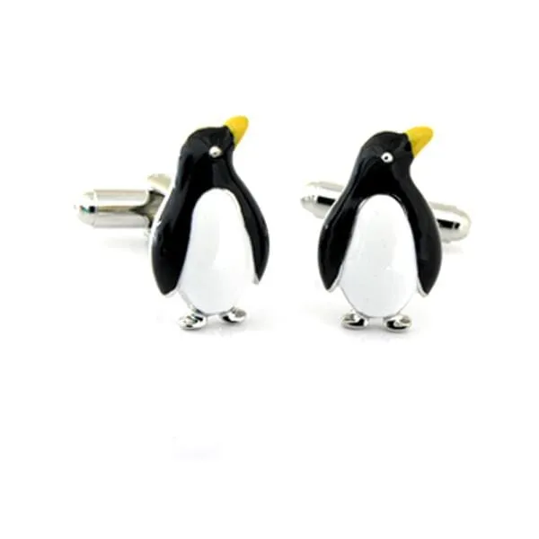 Black and White Penguin Cufflinks