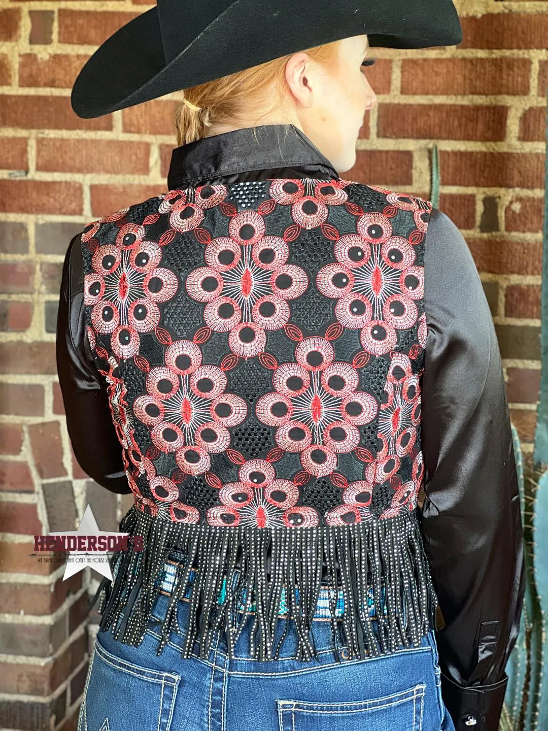 Black Ayala Bolero W/Fringe