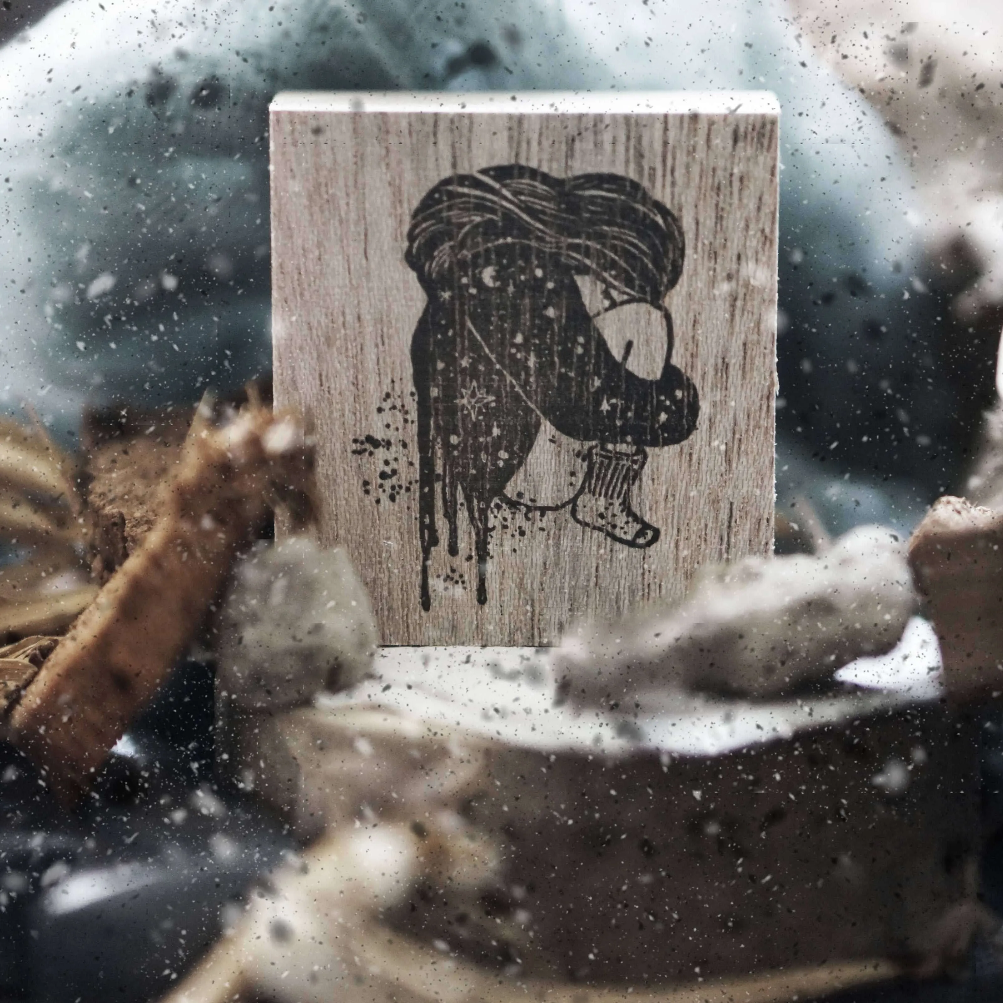 Black Milk Project Rubber Stamp - Melancholy Series