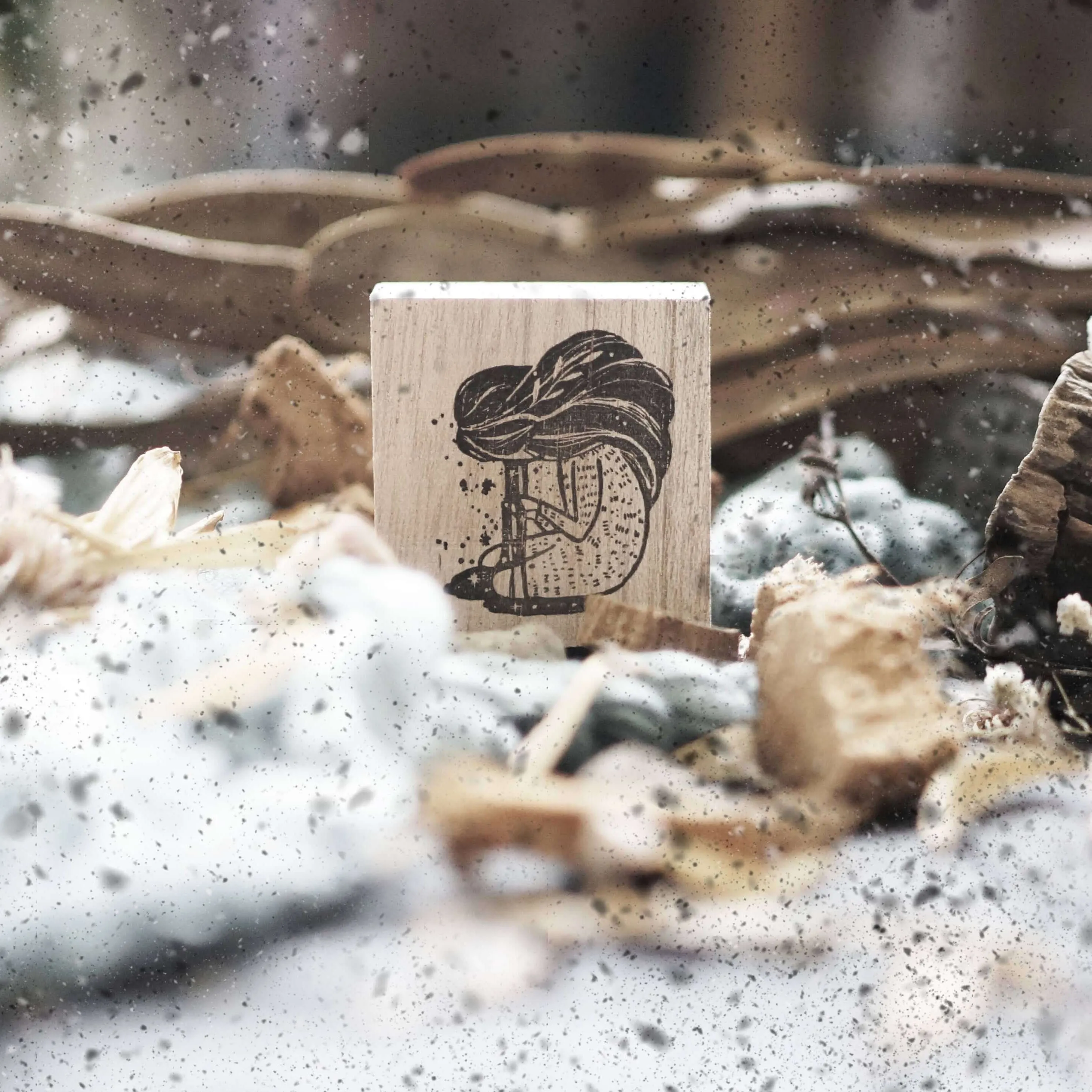 Black Milk Project Rubber Stamp - Melancholy Series