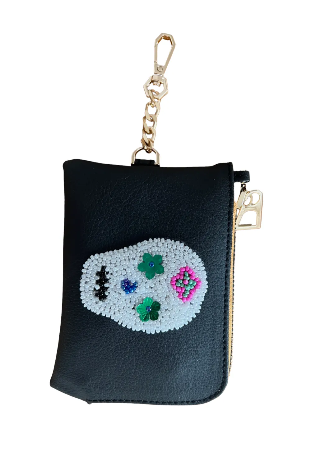 Black Sugar Skull Purse in Cactus