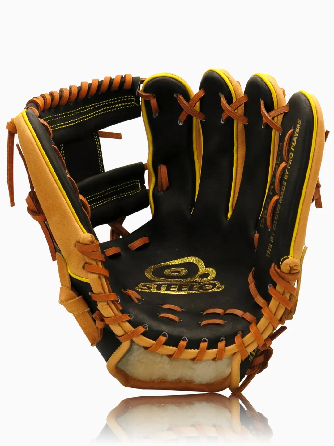 Black-Tan ContourX™ Series Infielder's Glove - 11.50 Inch RHT