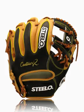 Black-Tan ContourX™ Series Infielder's Glove - 11.50 Inch RHT