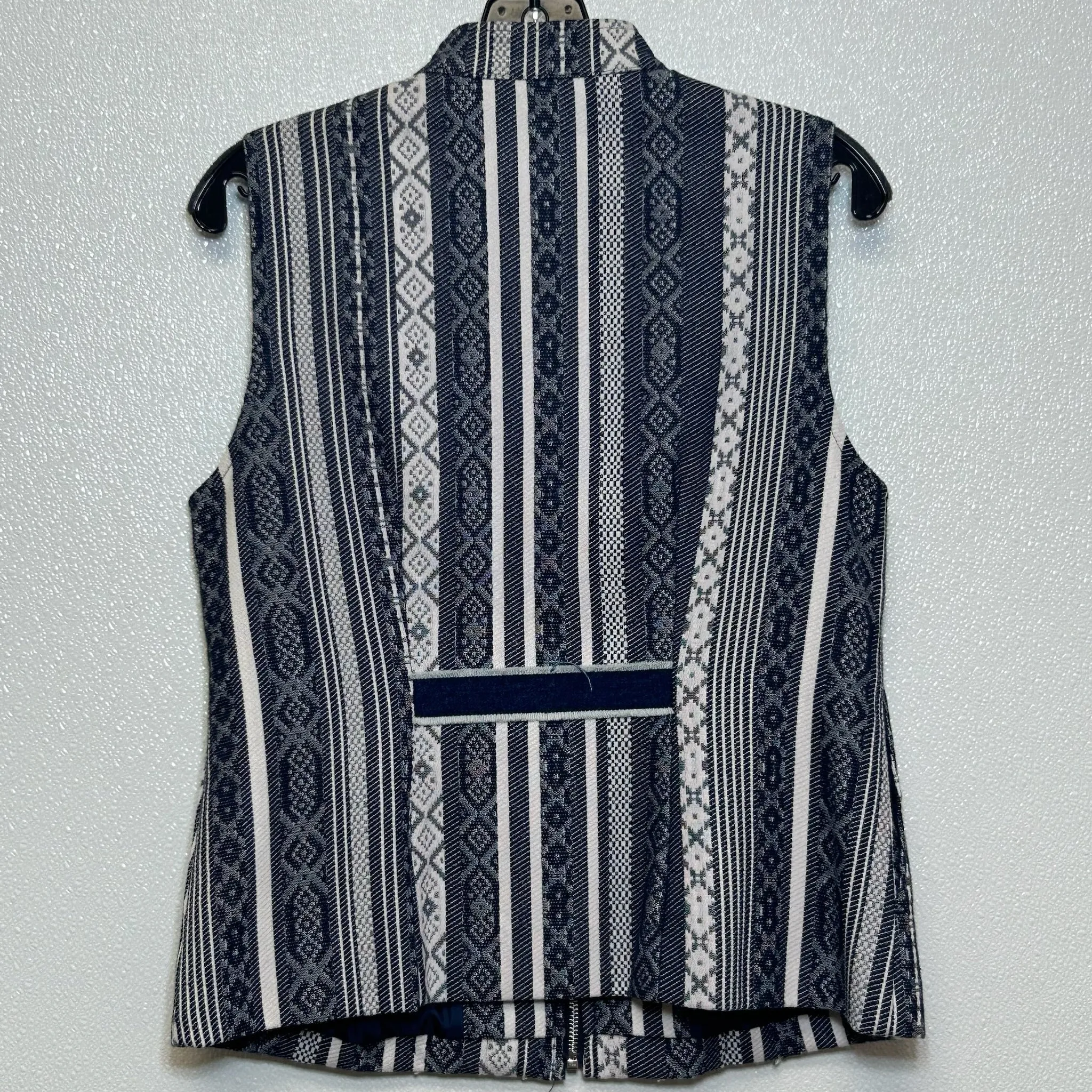 Blue Vest Designer Christopher And Banks, Size S