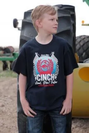 Boy's Cinch Tee ~ Navy