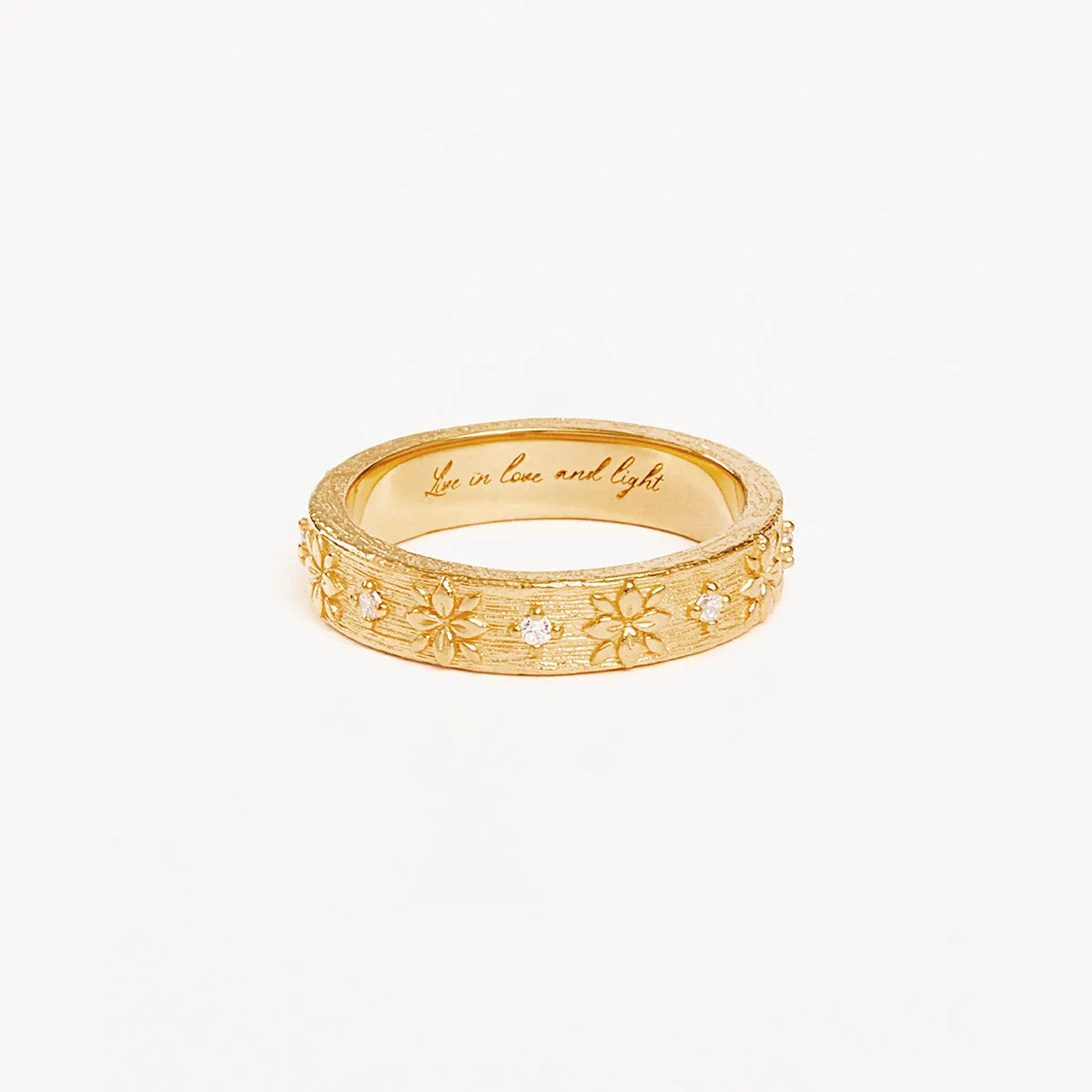 By Charlotte Live in Grace Ring, Gold