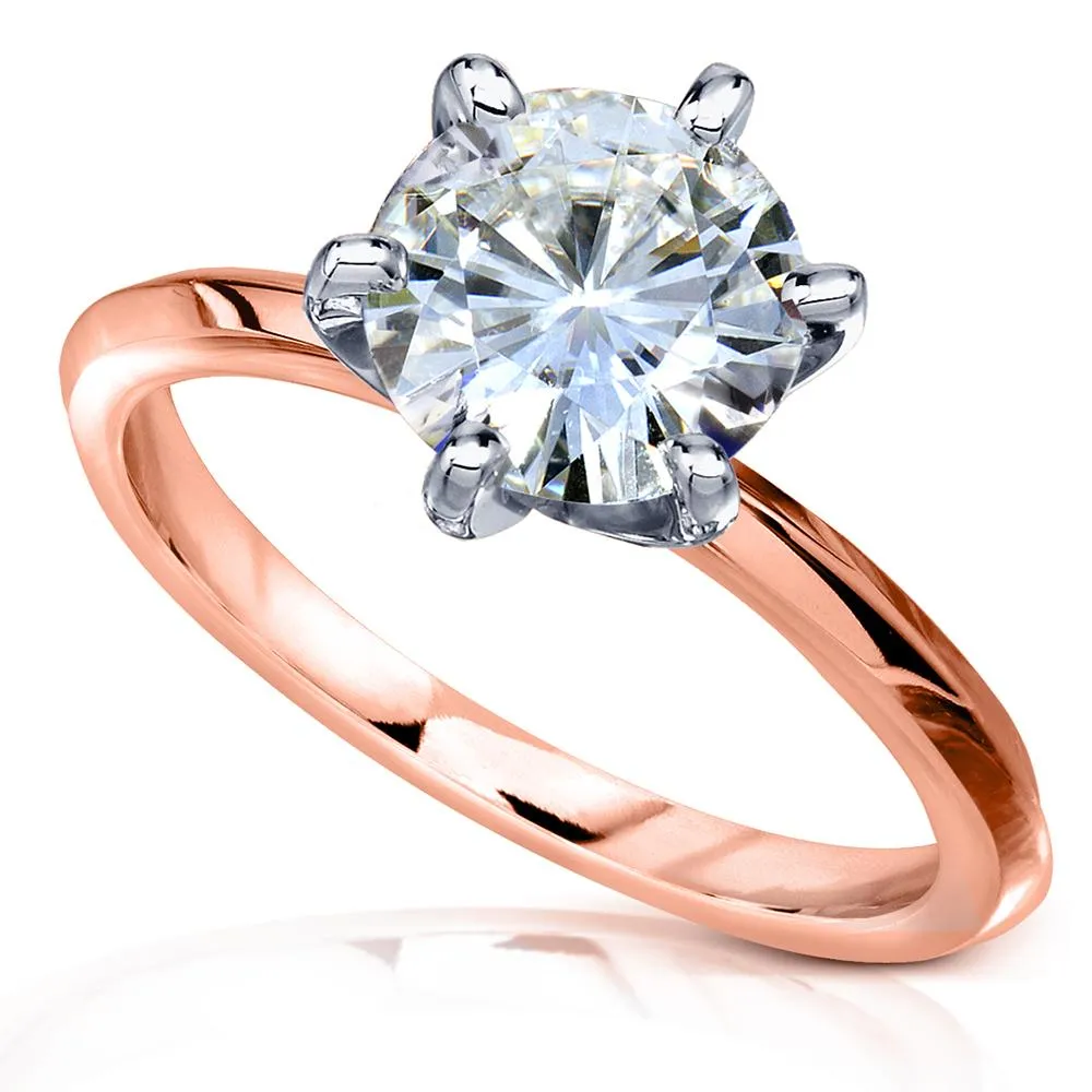 Classic Solitaire 2ct Round Brilliant 6-Prong Ring