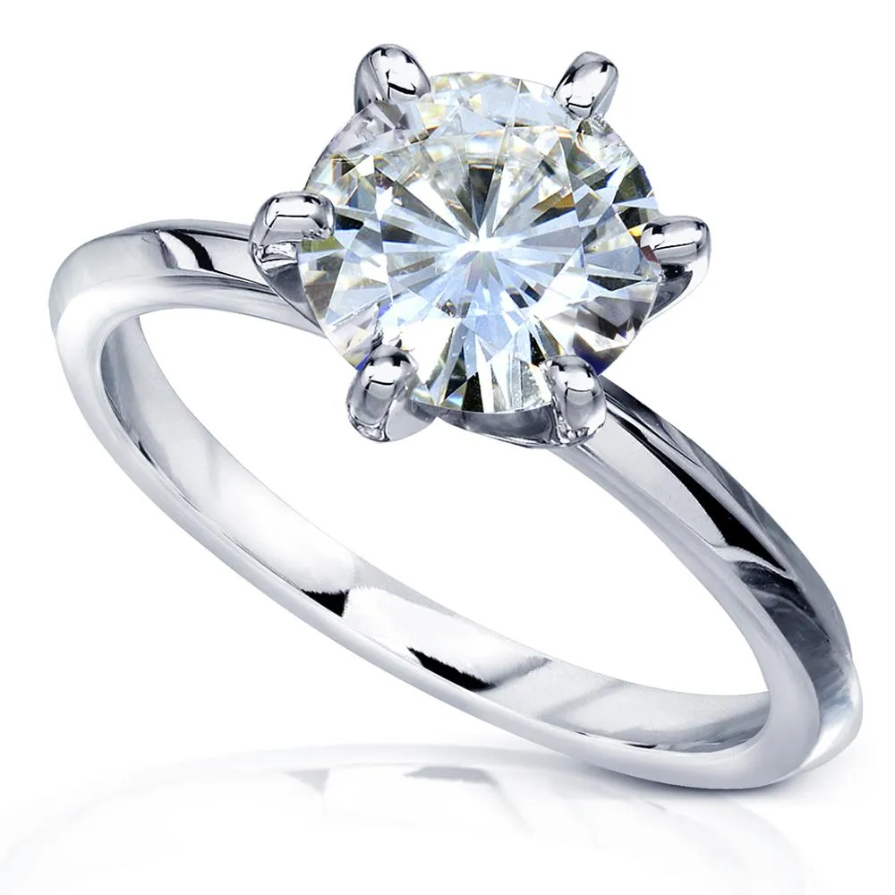 Classic Solitaire 2ct Round Brilliant 6-Prong Ring