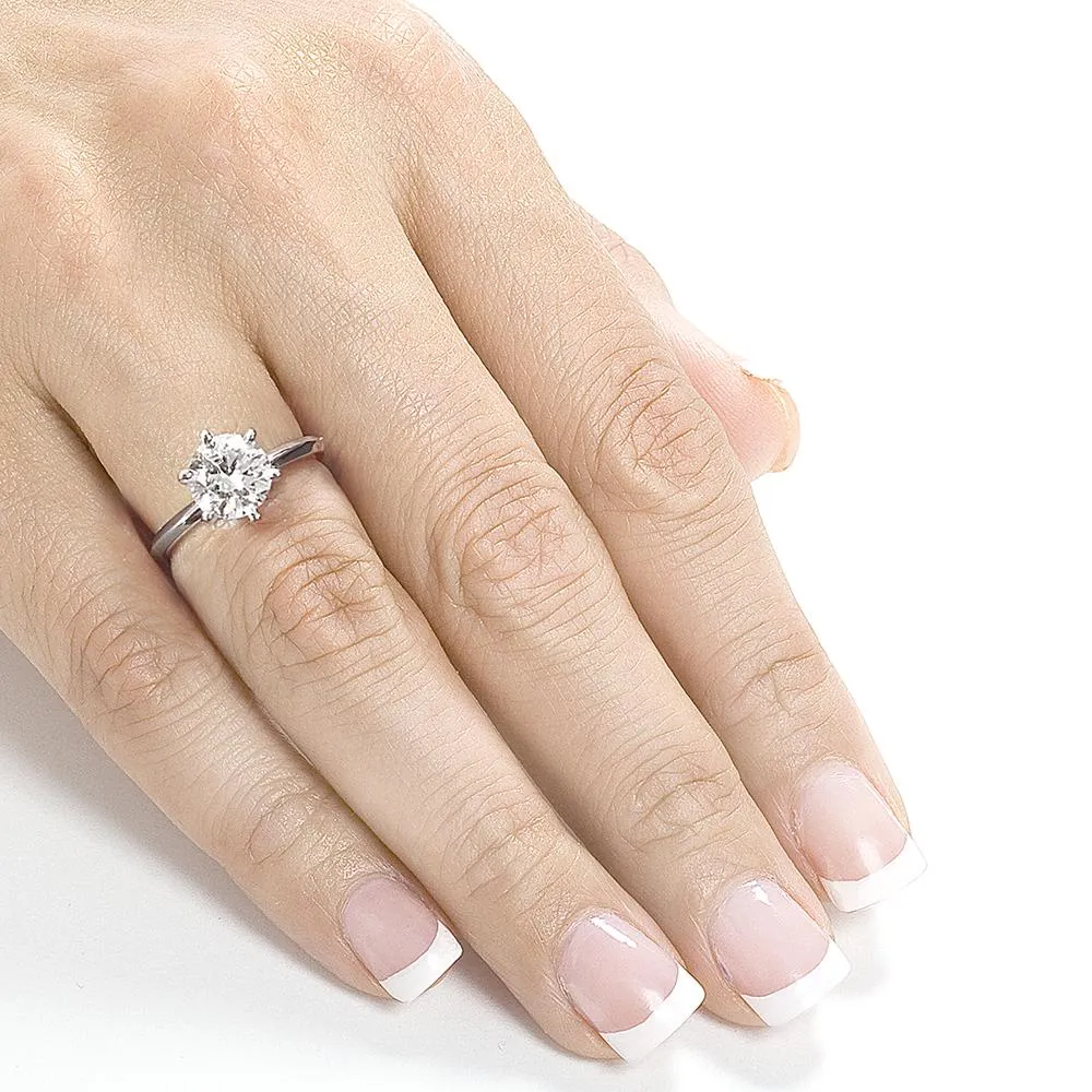 Classic Solitaire 2ct Round Brilliant 6-Prong Ring