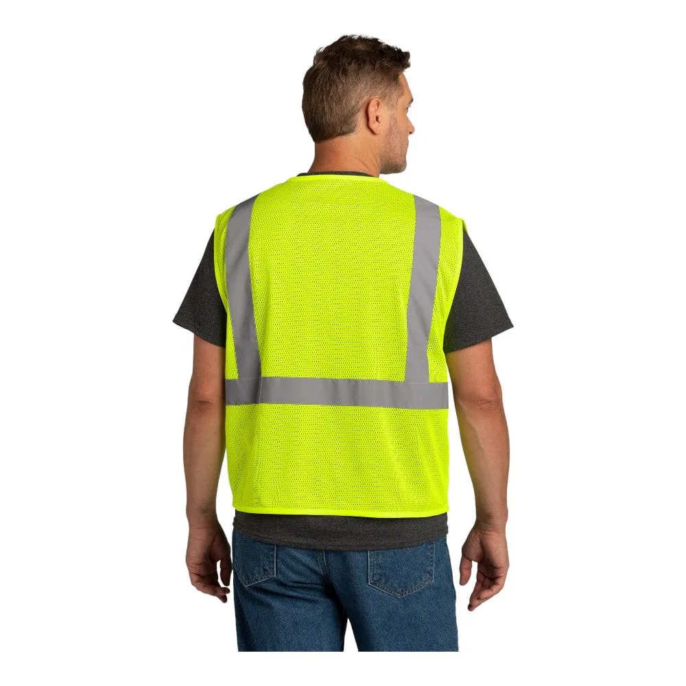 CornerStone ANSI 107 Class 2 Economy Mesh Zippered Vest CSV101