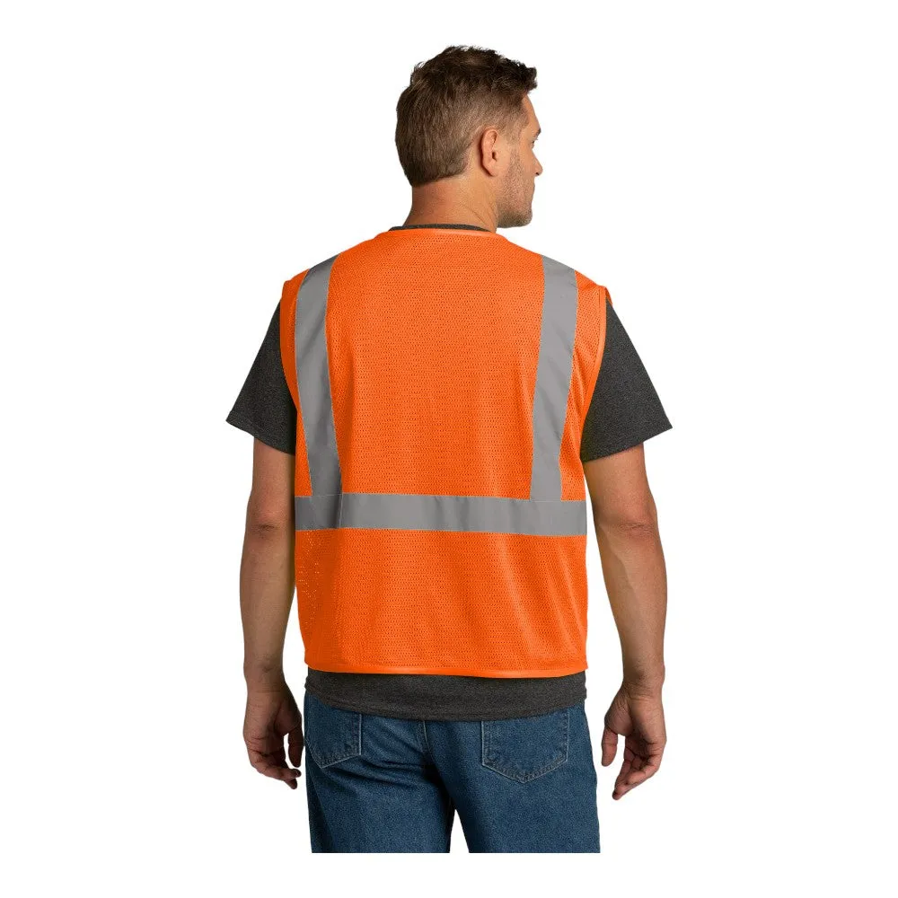 CornerStone ANSI 107 Class 2 Economy Mesh Zippered Vest CSV101