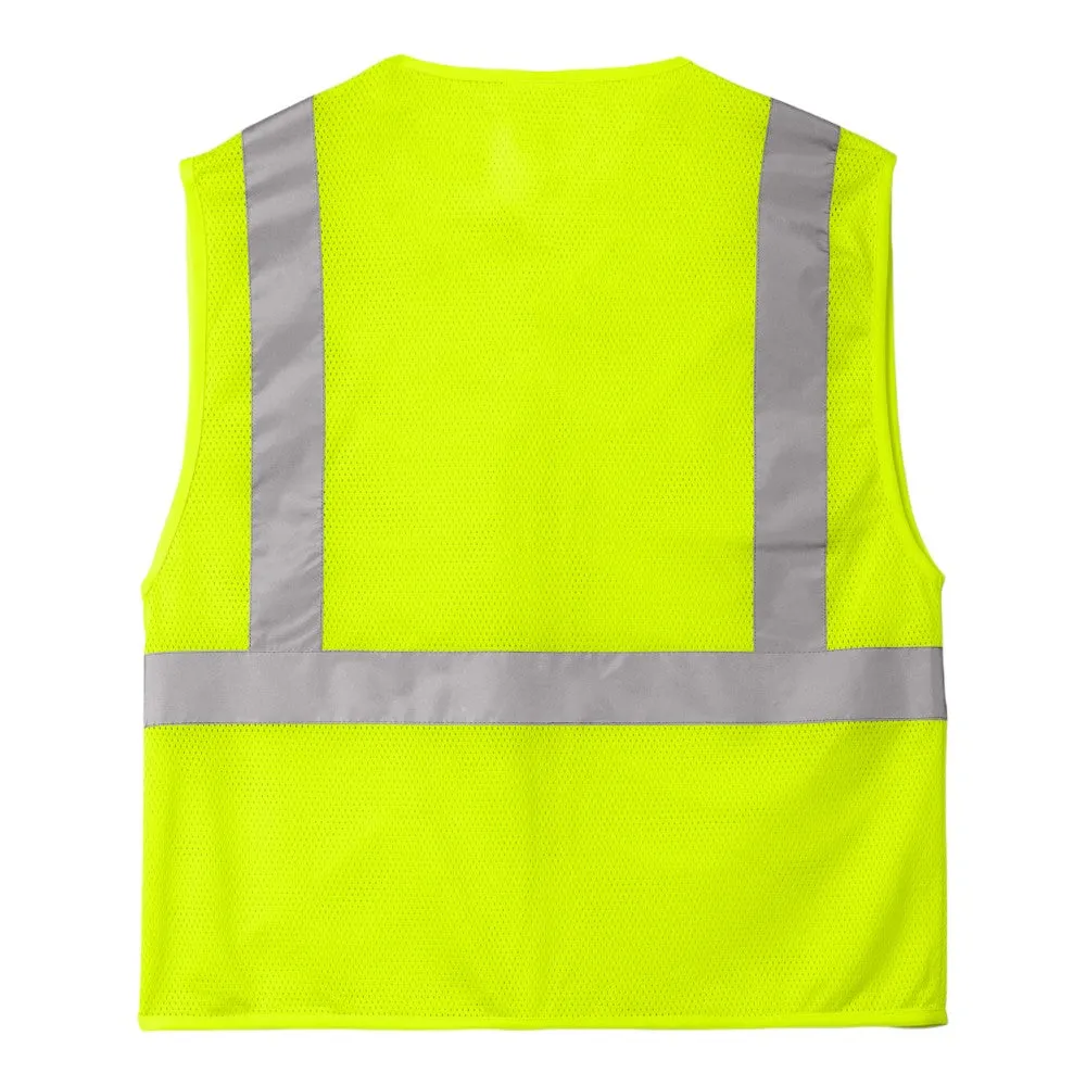 CornerStone ANSI 107 Class 2 Economy Mesh Zippered Vest CSV101