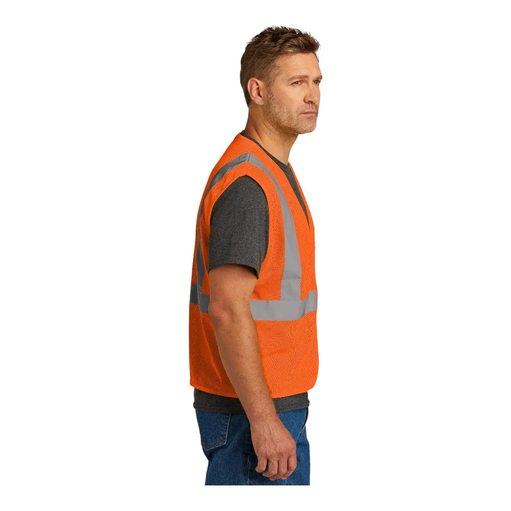 CornerStone ANSI 107 Class 2 Economy Mesh Zippered Vest CSV101