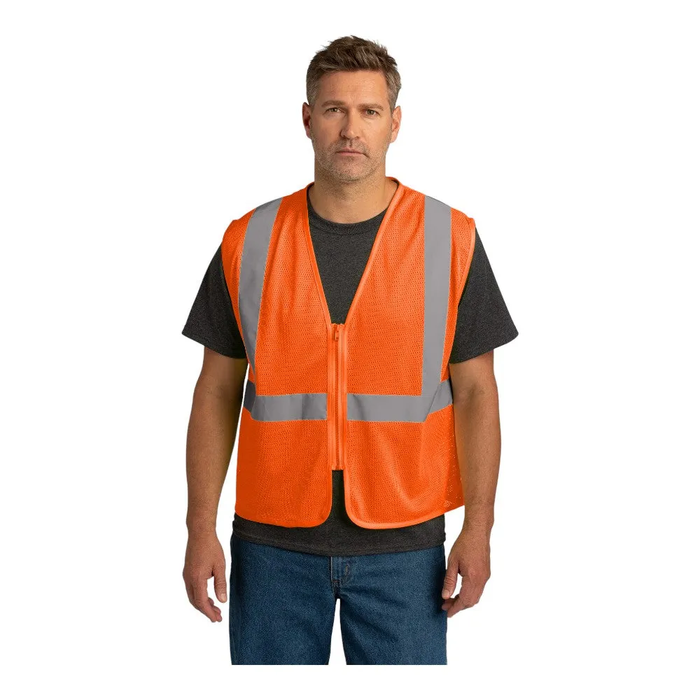 CornerStone ANSI 107 Class 2 Economy Mesh Zippered Vest CSV101