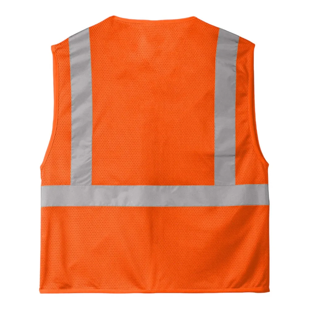 CornerStone ANSI 107 Class 2 Economy Mesh Zippered Vest CSV101