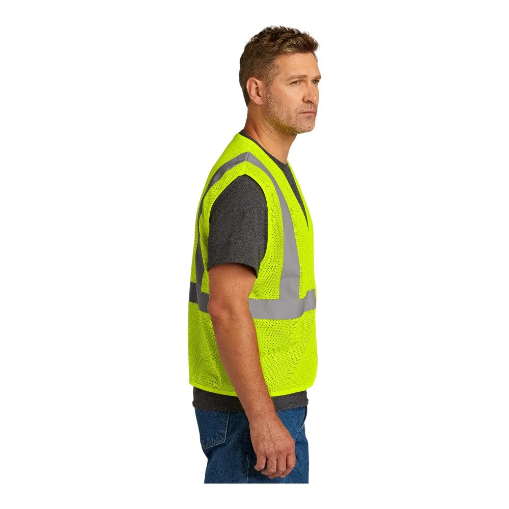 CornerStone ANSI 107 Class 2 Economy Mesh Zippered Vest CSV101