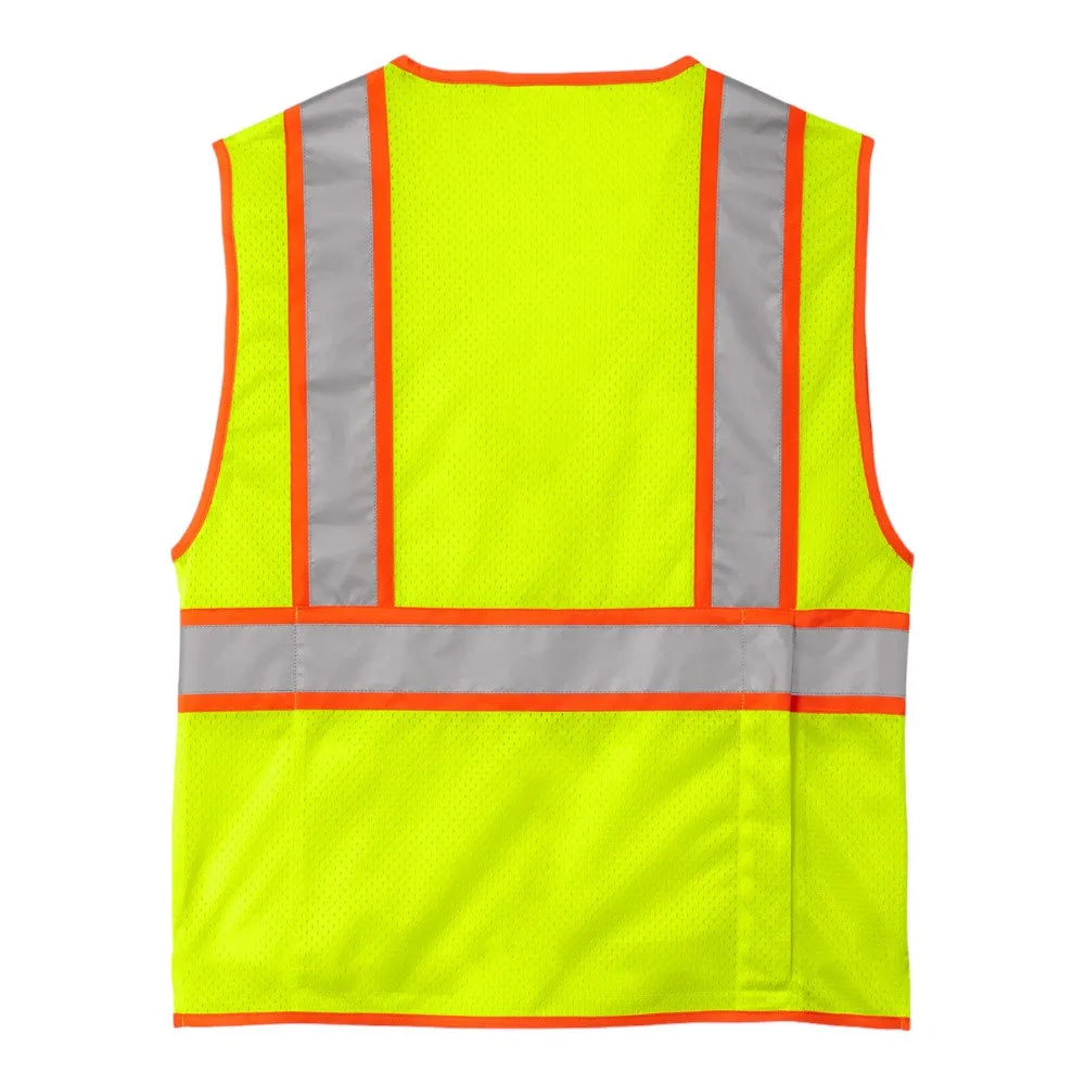 CornerStone ANSI 107 Class 2 Surveyor Zippered Two-Tone Vest CSV105