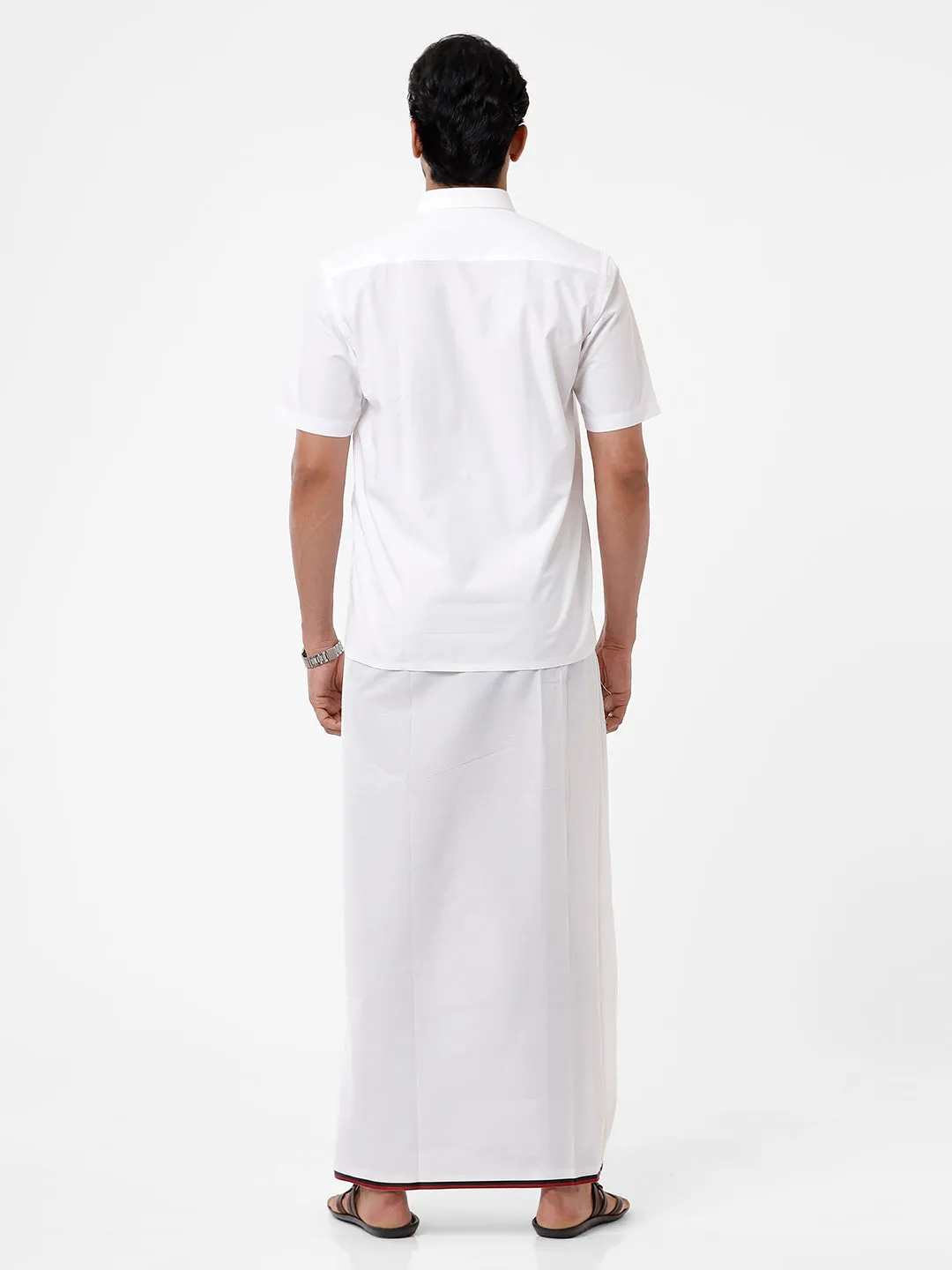 Cotton Political Dhoti - DMK (Real Man)