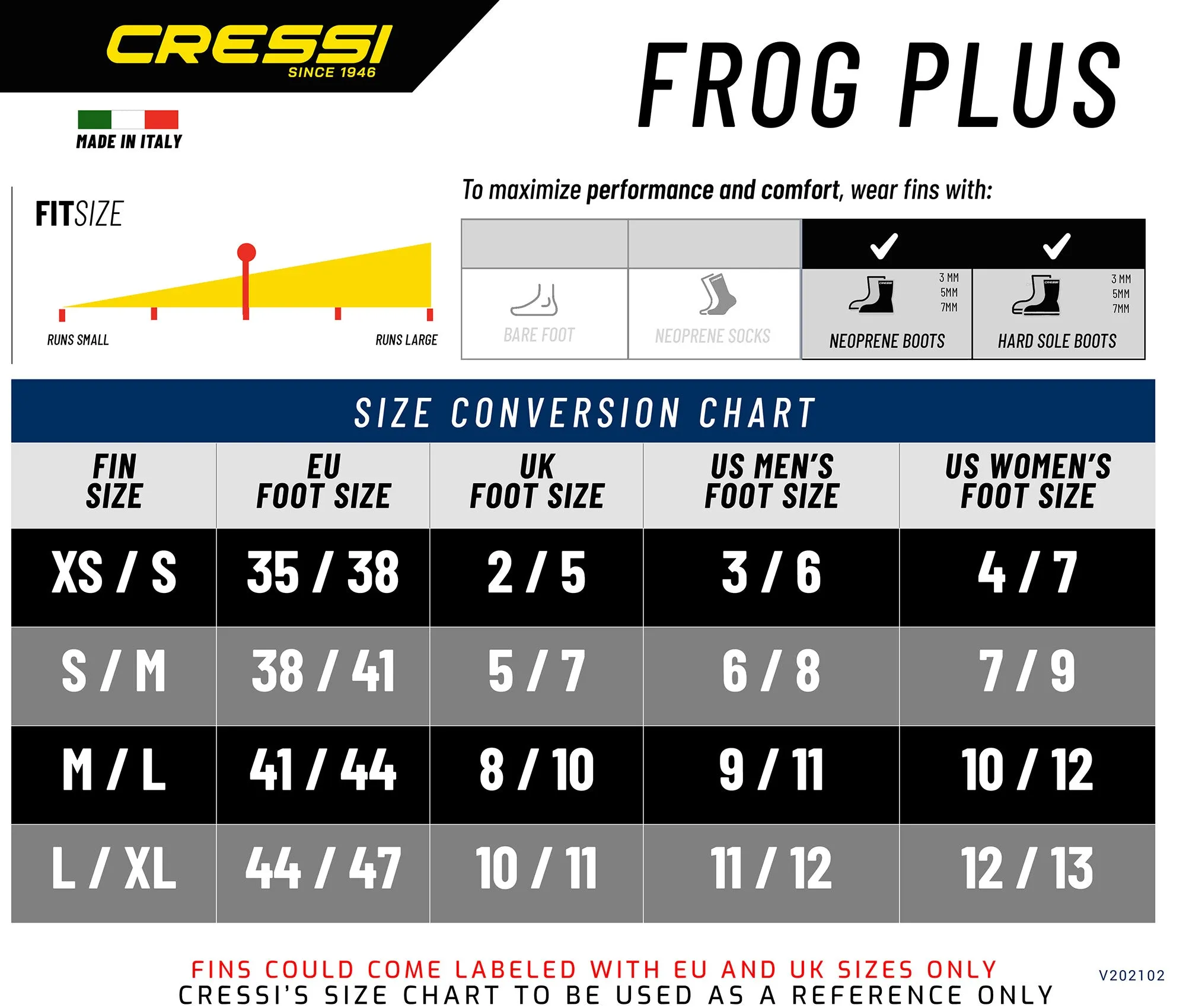 Cressi Frog Plus Fins