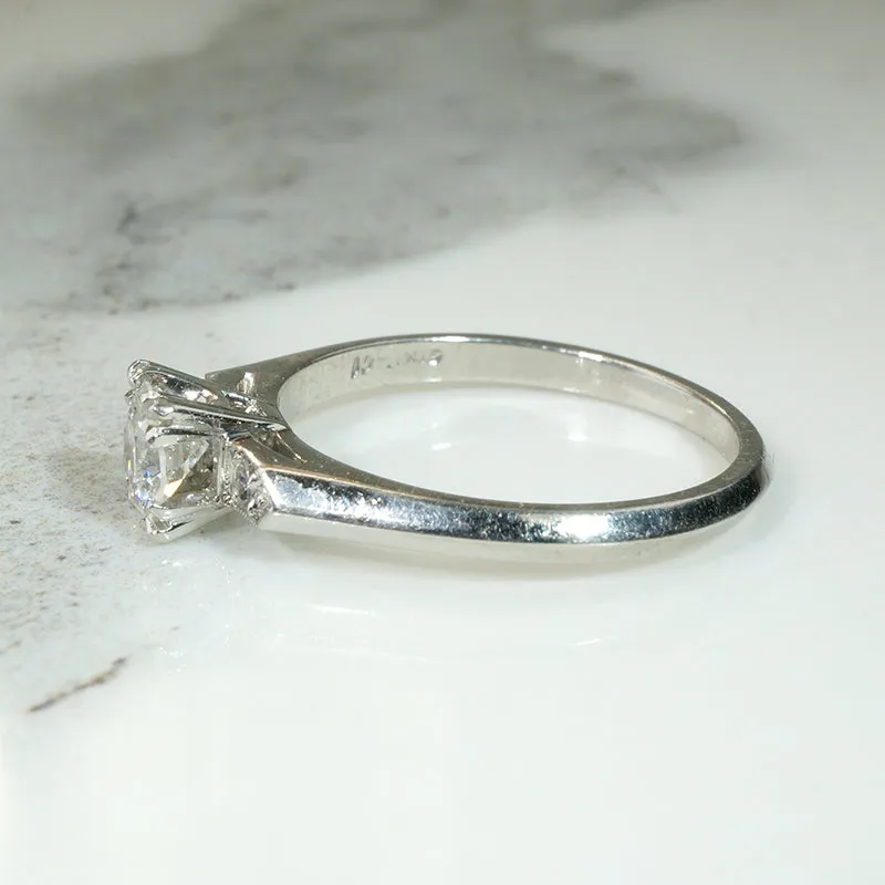 Crisp & Pristine Diamond Engagement Ring in Platinum