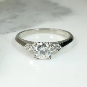 Crisp & Pristine Diamond Engagement Ring in Platinum