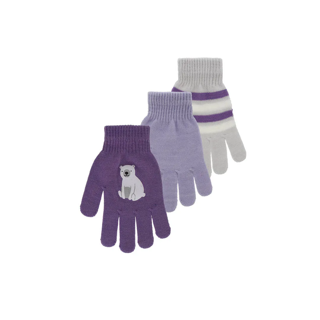 DENSLEY & CO | 3 PAIRS OF GLOVES 4-6x